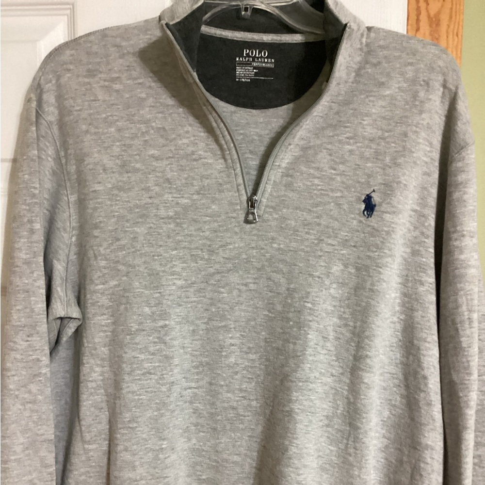 POLO RALPH LAUREN LIGHTWEIGHT 1/4 Zip Pullover Shirt Jacket Size M